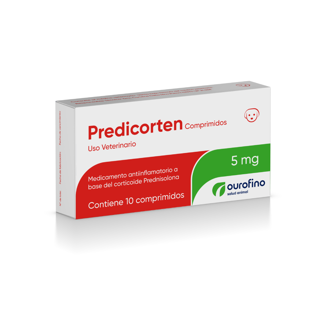 Antiinflamatorio Para Perro Ourofino Predicorten 5 mg