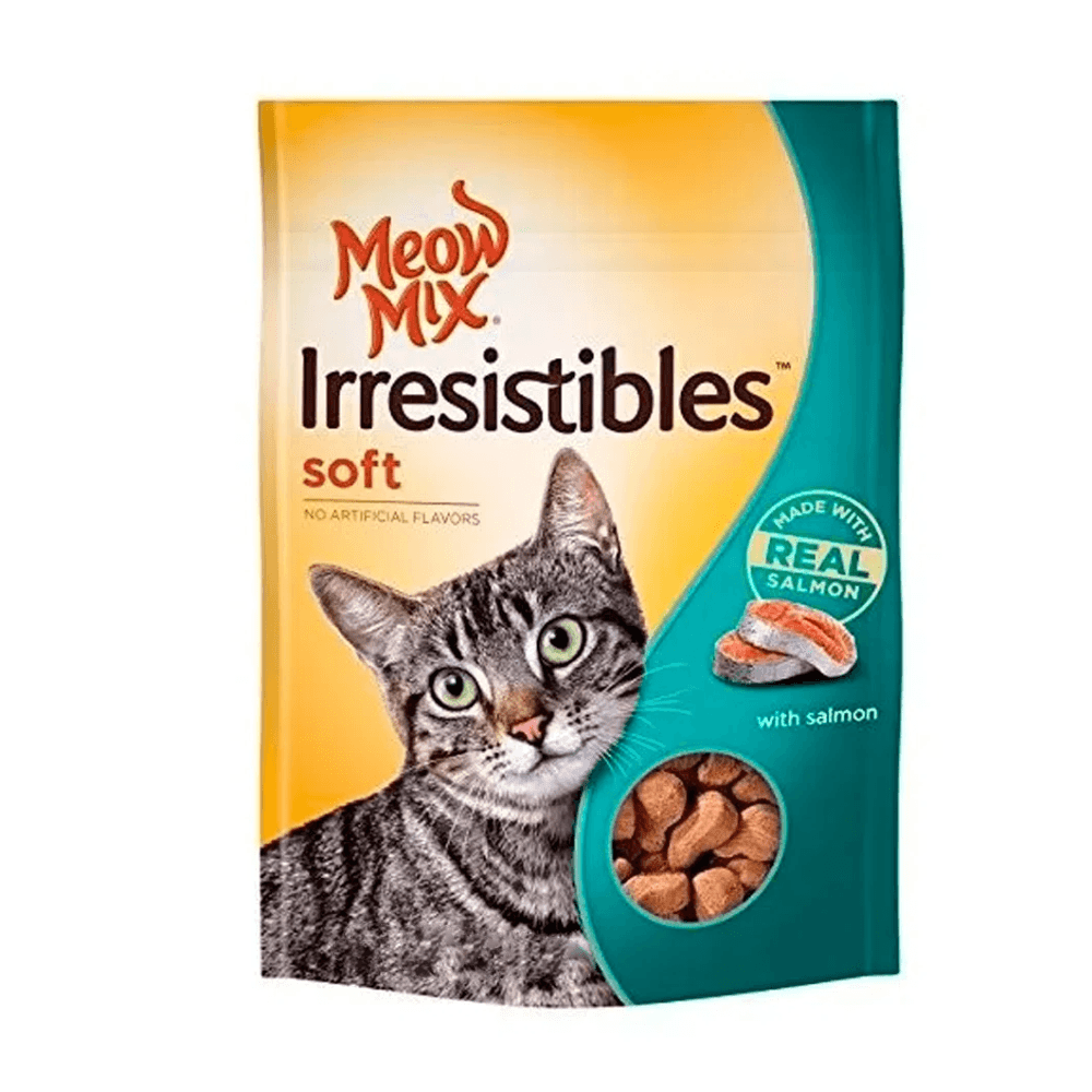 Snack Para Gato Meow Mix Irresistible Salmón 85 g