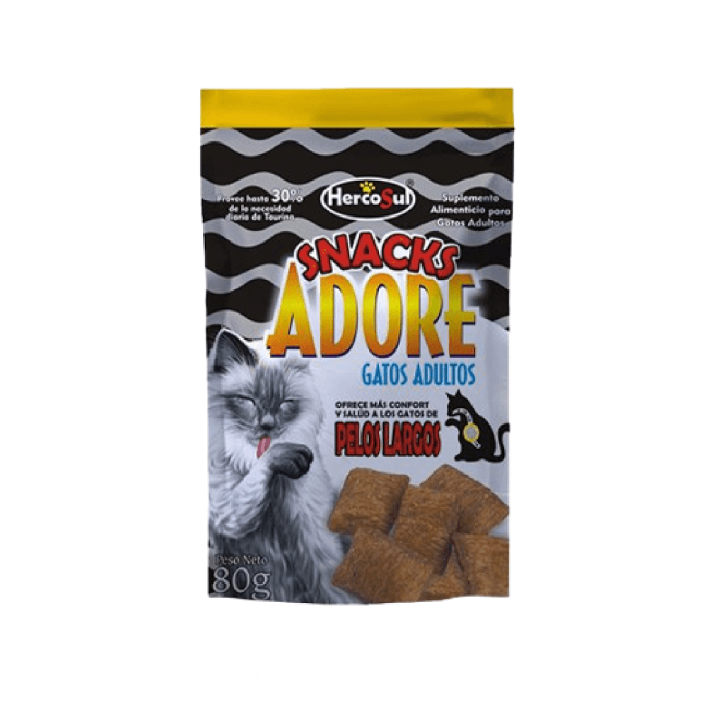 Snack Para Gato Snack Adore Pelo Largo 80 g