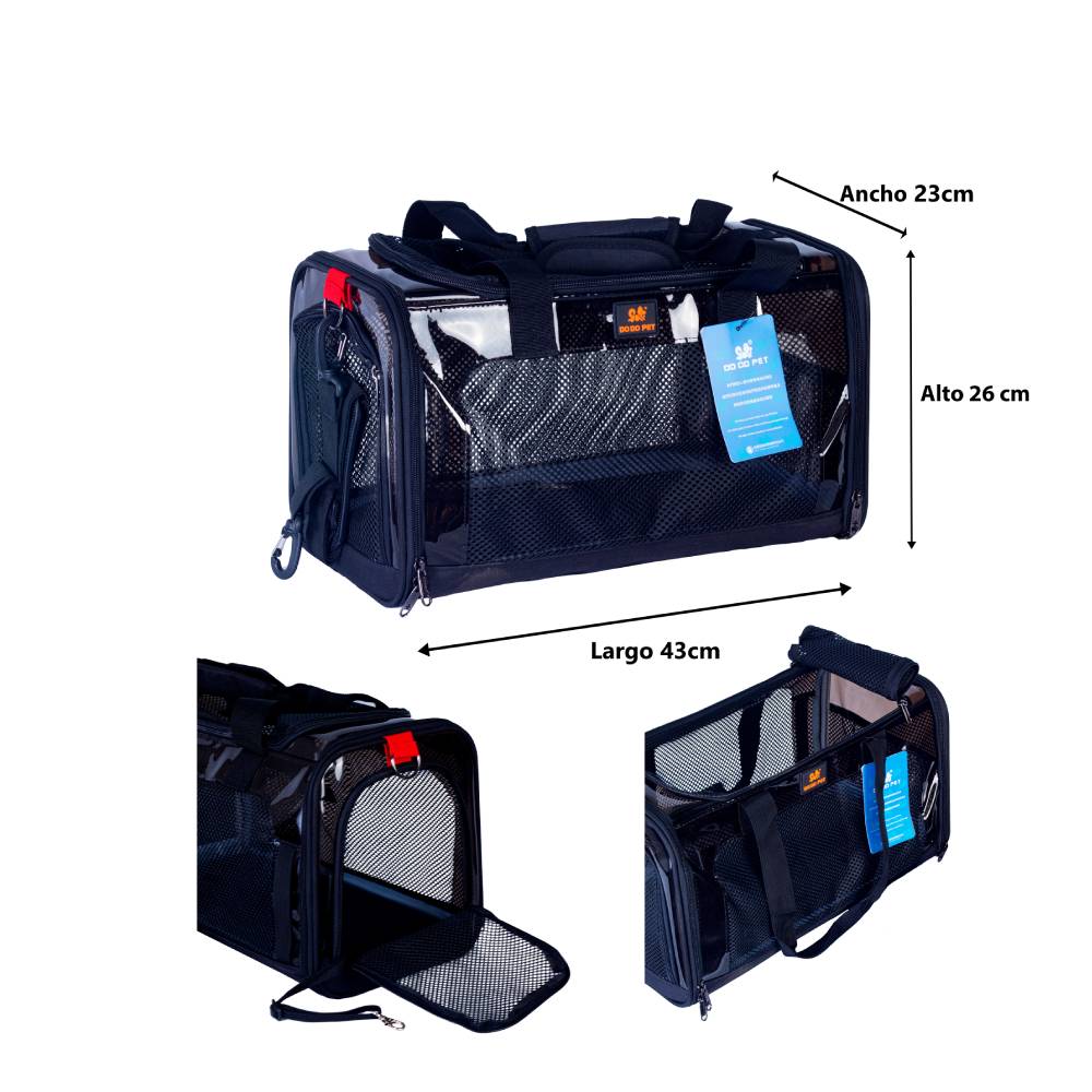Cargador Para Mascotas Dodopet Deluxe Negro S