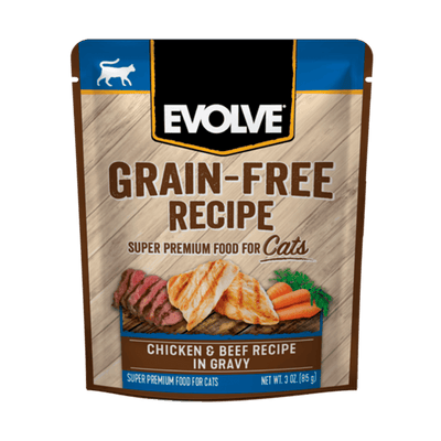 Alimento Húmedo Para Gato Evolve Grain-Free Pollo Y Res 85 g