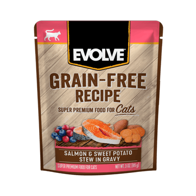 Alimento Húmedo Para Gato Evolve Grain-Free Salmon Y Patatas Dulces 85 g