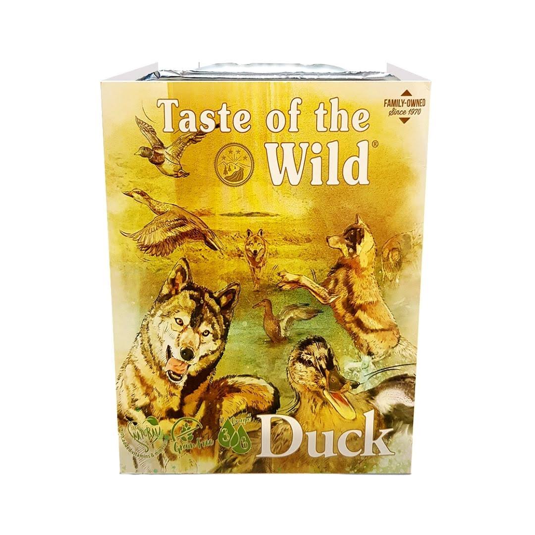Alimento Húmedo Para Perro Taste Of The Wild Bandeja Duck 390 g