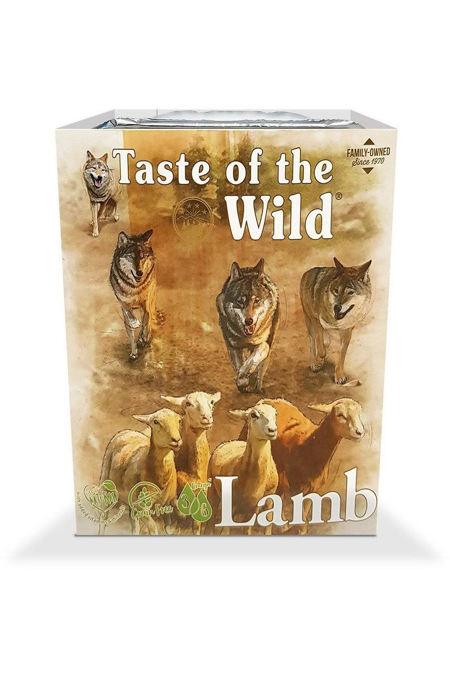 Alimento Húmedo Para Perro Taste Of The Wild Bandeja Lamb 390 g
