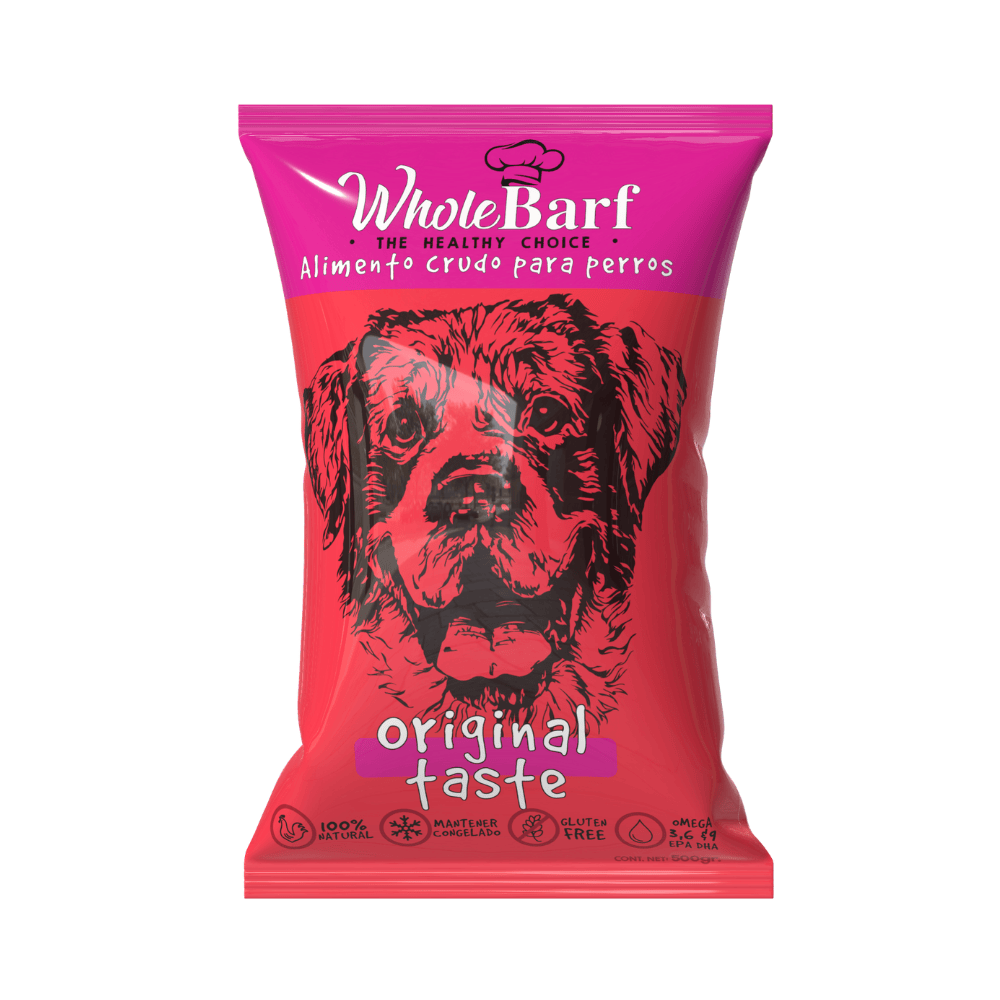 Alimento Crudo Para Perro Whole Barf Original Taste 500 g