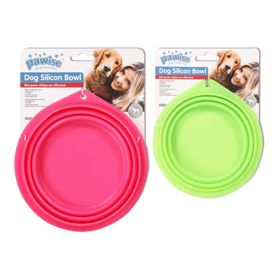 Tazón De Silicona Pawise (Colores Surtidos) 250 ml