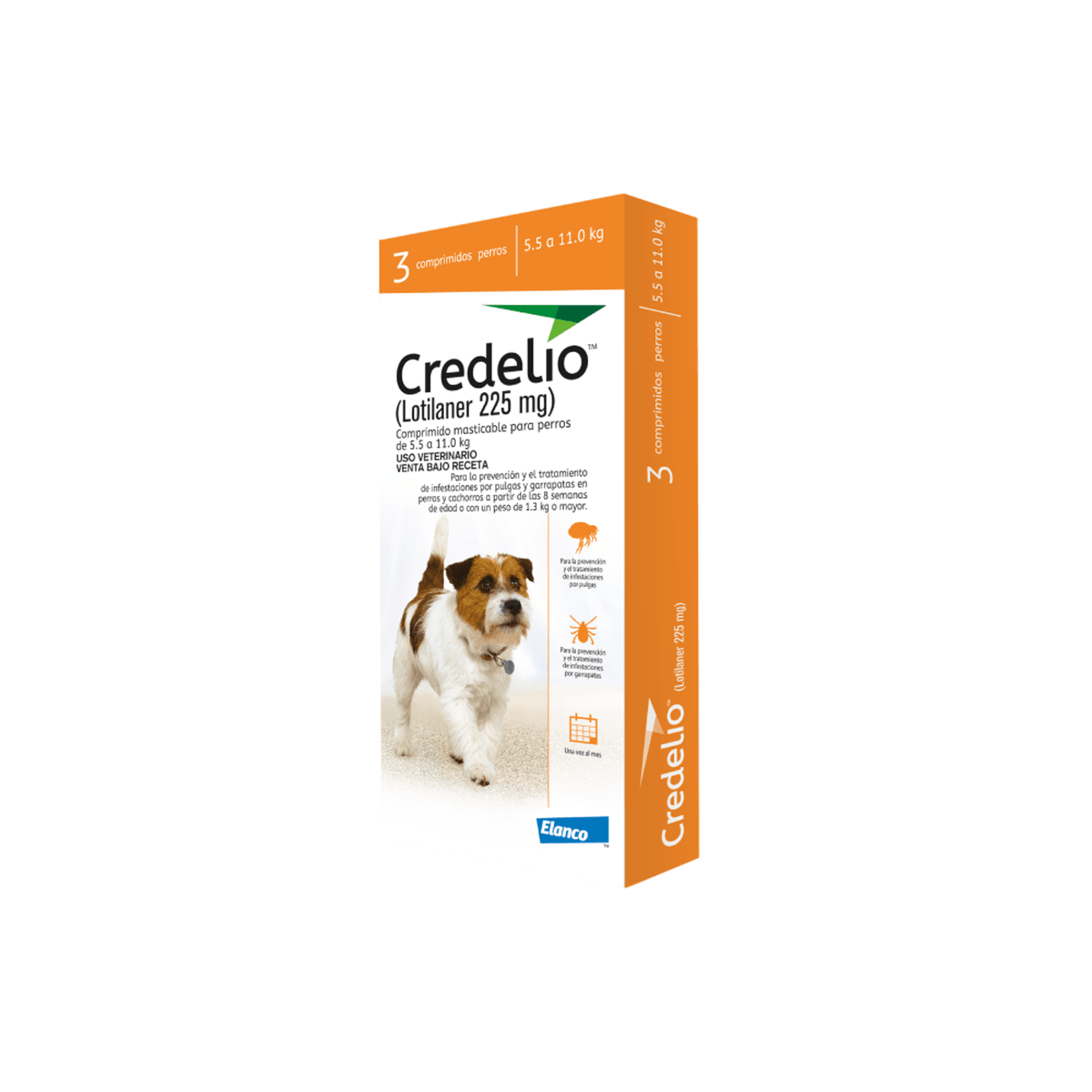 Antipulgas Y Garrapatas Para Perro Credelio 5,5 - 11 kg