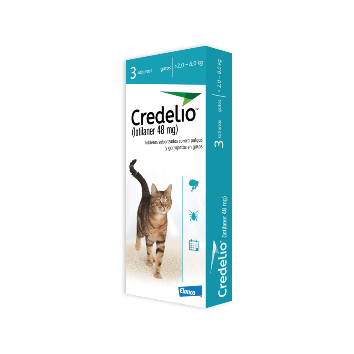Antipulgas y Garrapatas Para Gato Credelio 2,0 - 8,0 kg