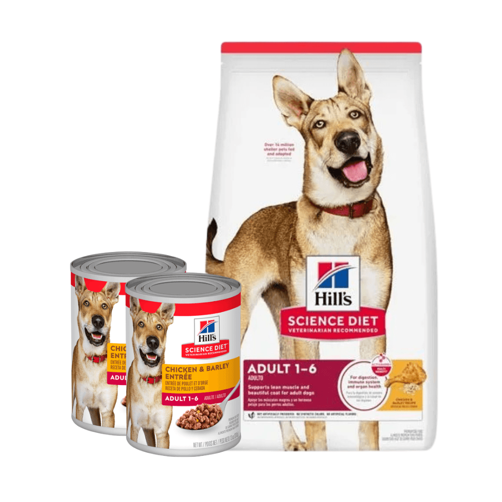 Combo Hills Perro Adult Original Baked 15kg + 2 Latas Chicken 33 lb & 13 oz