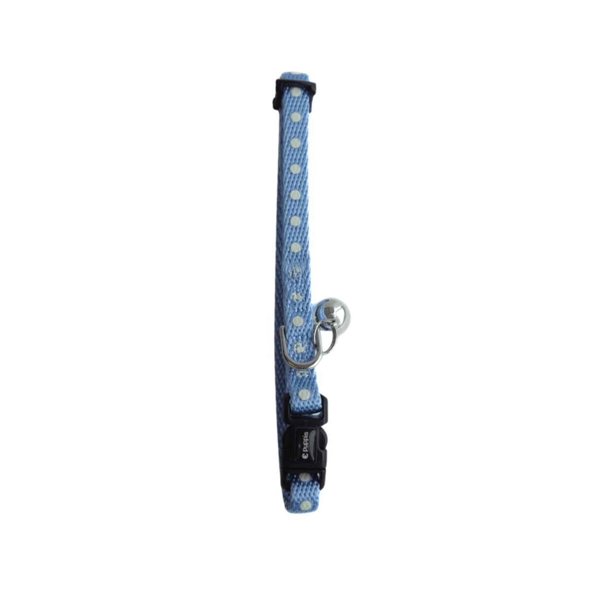 Collar para Gato Puppis Nylon Celeste 1 cm