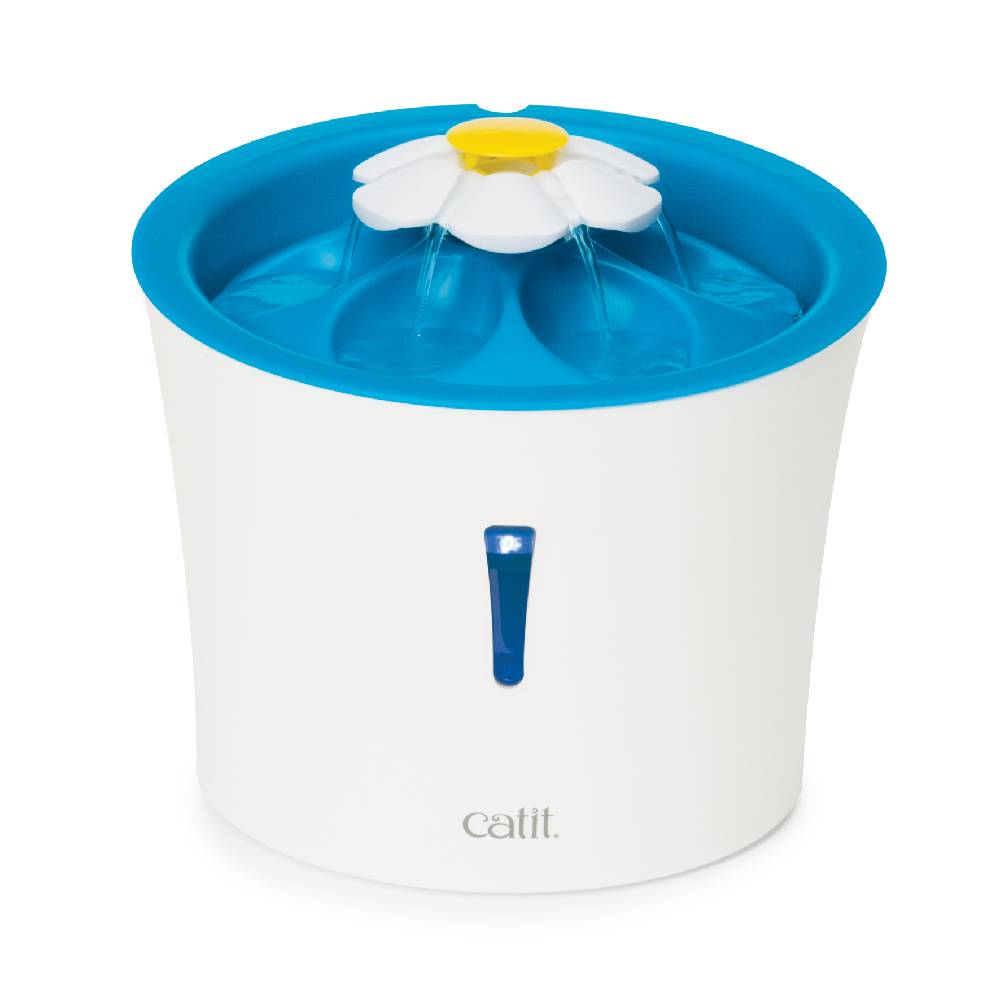 Bebedero Para Gato Hagen Catit Fuente De Agua Flores 3 L - Con Indicador Led 3 L