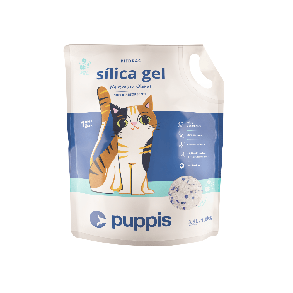 Arena Sílica Gel Puppis Sin Brisa Fresca 3,8 lb