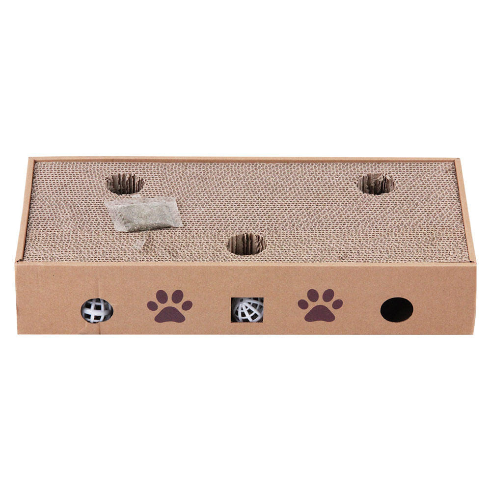 Caja Rascador Para Gato 2 En 1 Pawise Único