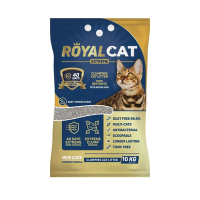 Arena Para Gato Royal Cat Talco De Bebé 10 kg