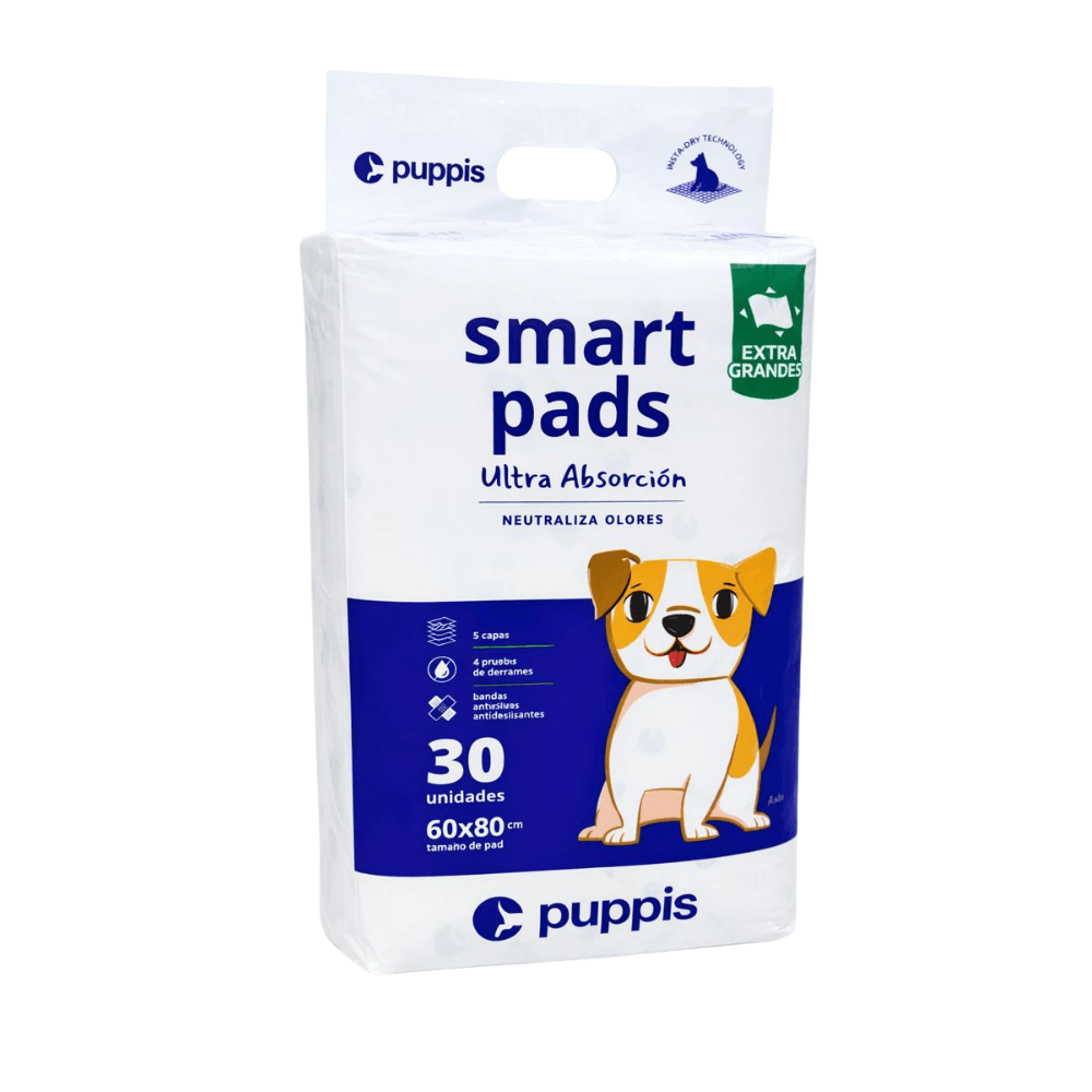 Paños Extragrandes Para Perro Puppis 30 u
