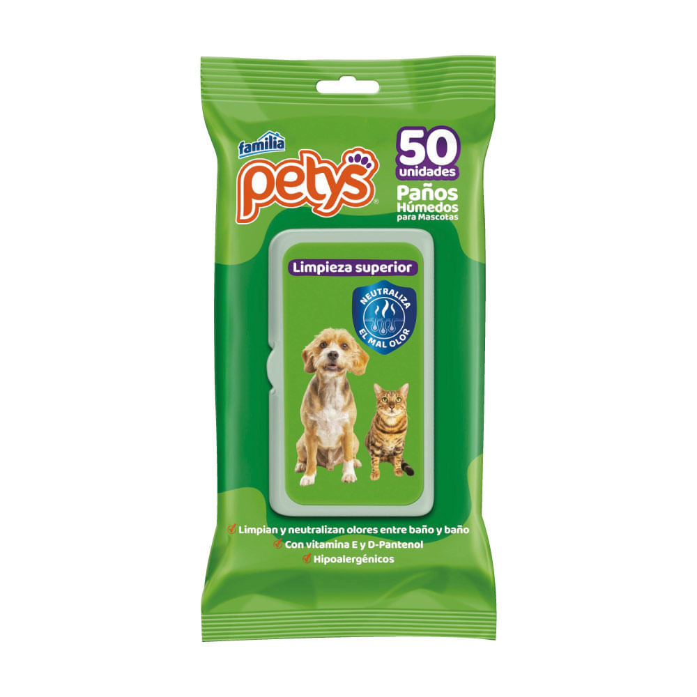 Petys Paños Húmedos 50 u