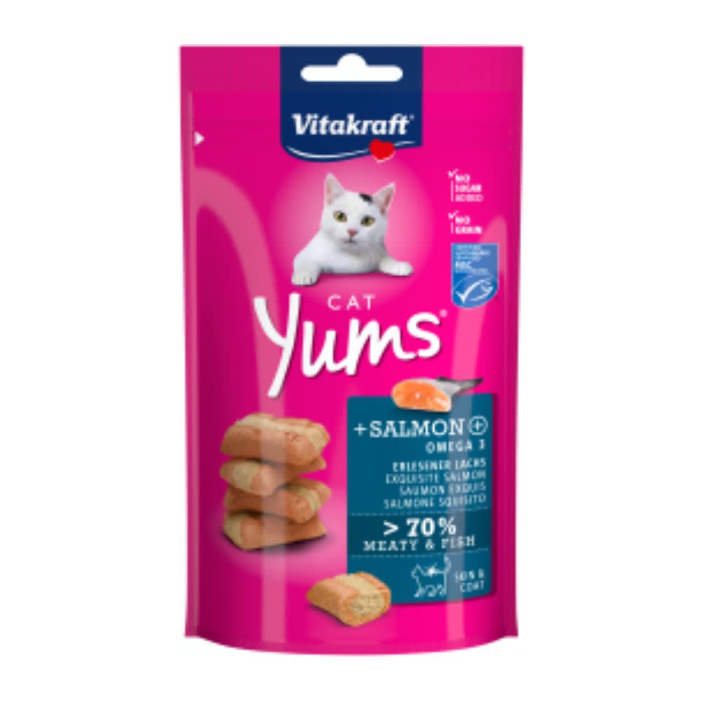 Snack Cat Yums Salmón Msc Vitakraft 40 g