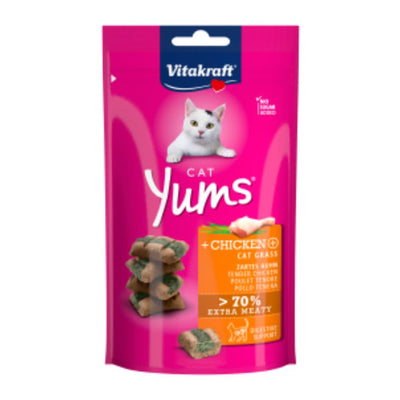Snack Cat Yums Chicken & Cat Grass Vitakraft 40 g