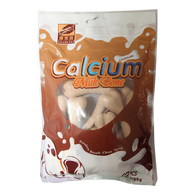 Hueso Para Perro Gnawlers Calcium Milk Bone 3" 12 u