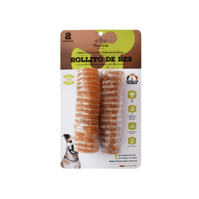 Snack Para Perro Three Pets Rollitos De Res 60 g