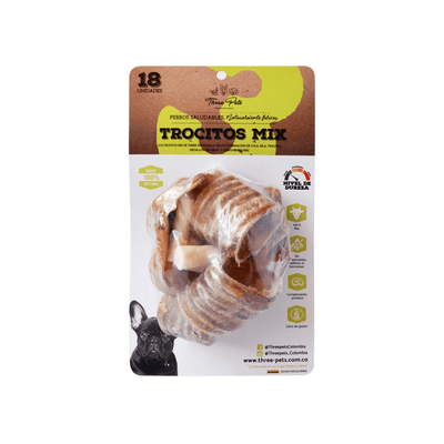 Snack Para Perro Three Pets Trocitos 120 g