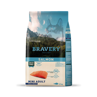 Bravery Salmon Mini Adult Small Breeds 2 kg