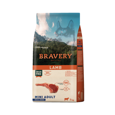 Bravery Lamb Mini Adult Small Breeds 7 kg
