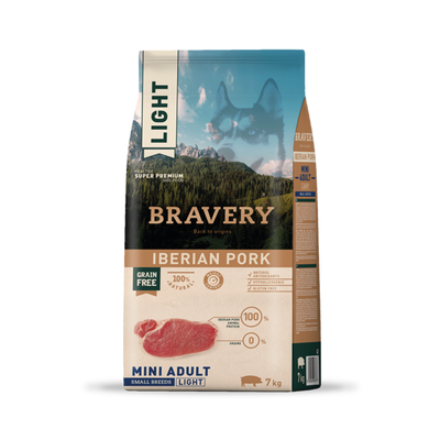 Bravery Light Iberian Pork Mini Adult Small Breeds 7 kg