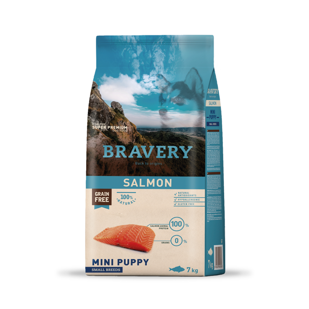 Bravery Salmon Mini Puppy Small Breeds 7 kg