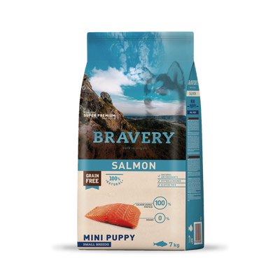 Bravery Salmon Mini Puppy Small Breeds 7 kg