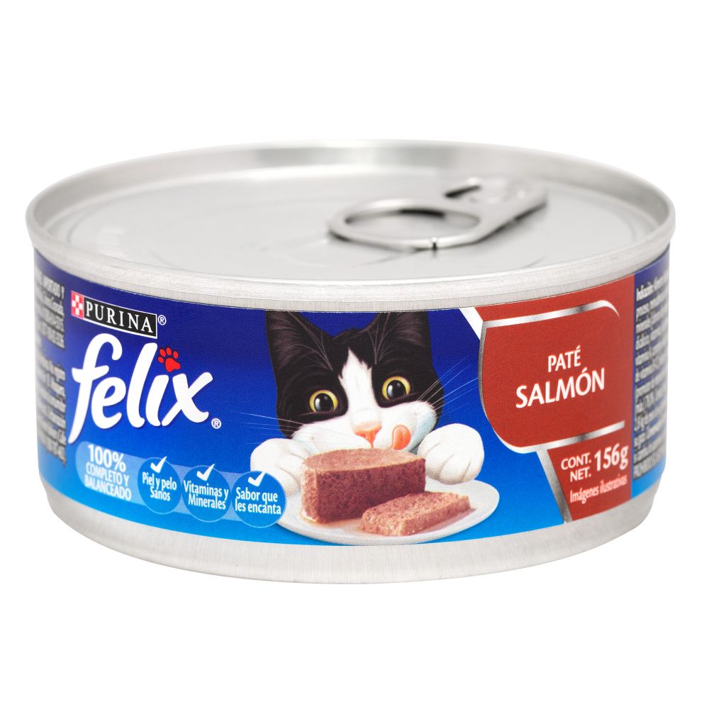 Alimento Húmedo Gato Felix Pate Salmon 156 g