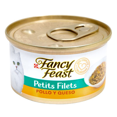 Alimento Húmedo Gato Fancy Feast Petits Filets Pollo Y Queso 3 oz