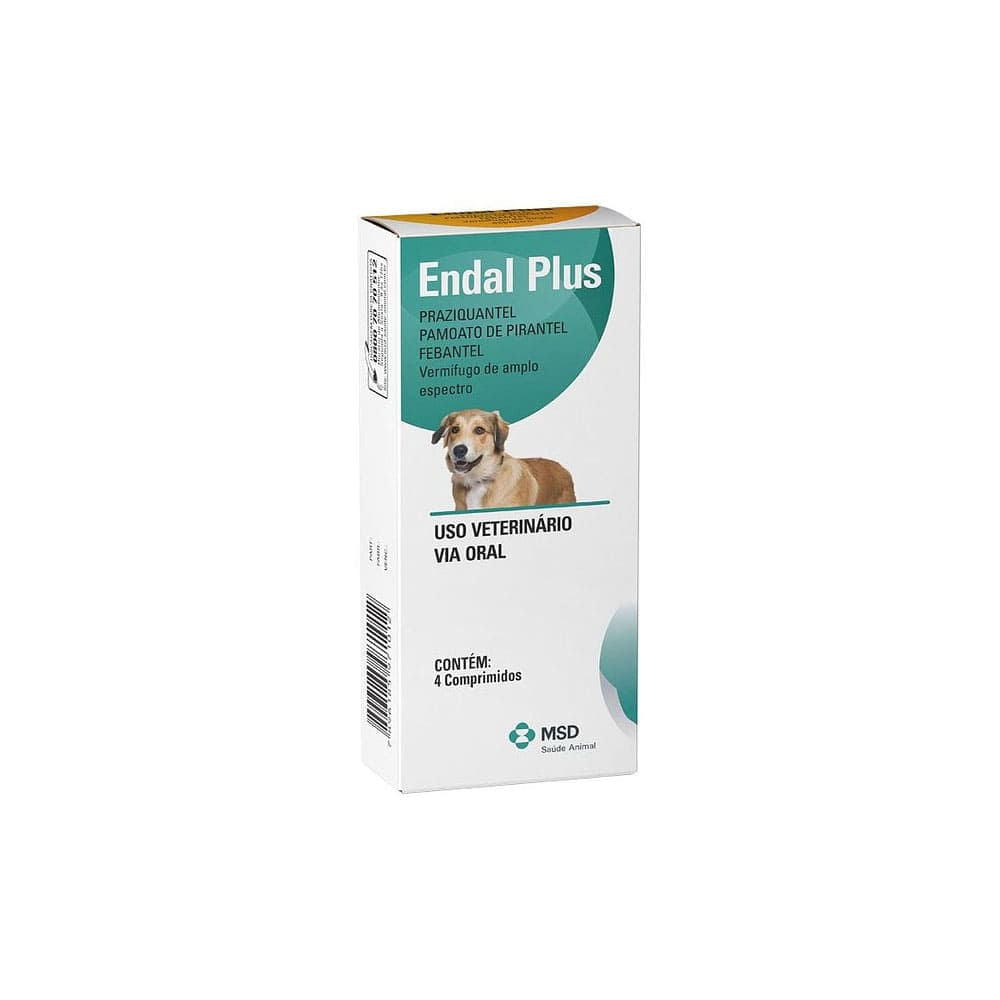Antiparasitario Para Perro Endal Plus 4 Comprimidos