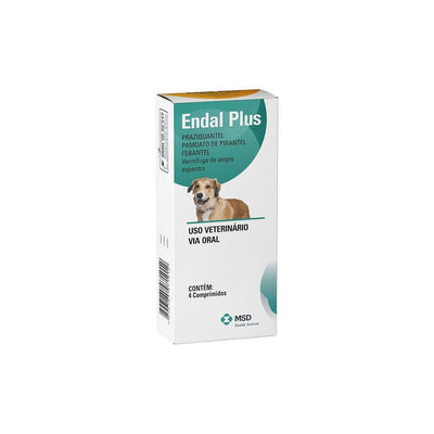 Antiparasitario Para Perro Endal Plus 4 Comprimidos