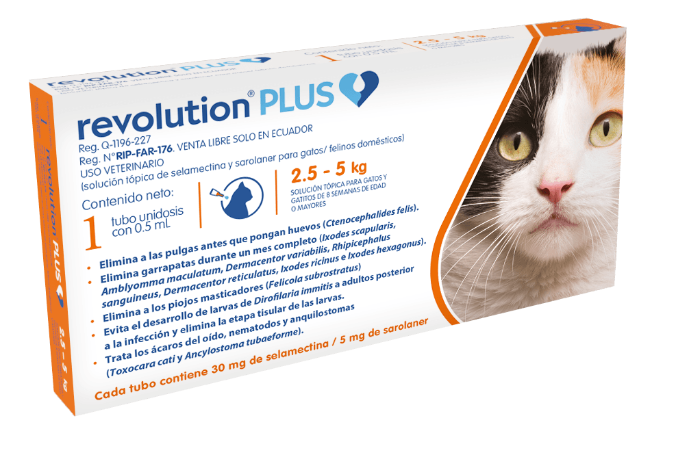 Revolution Plus Antiparasitario Para Gato 0,5 ml