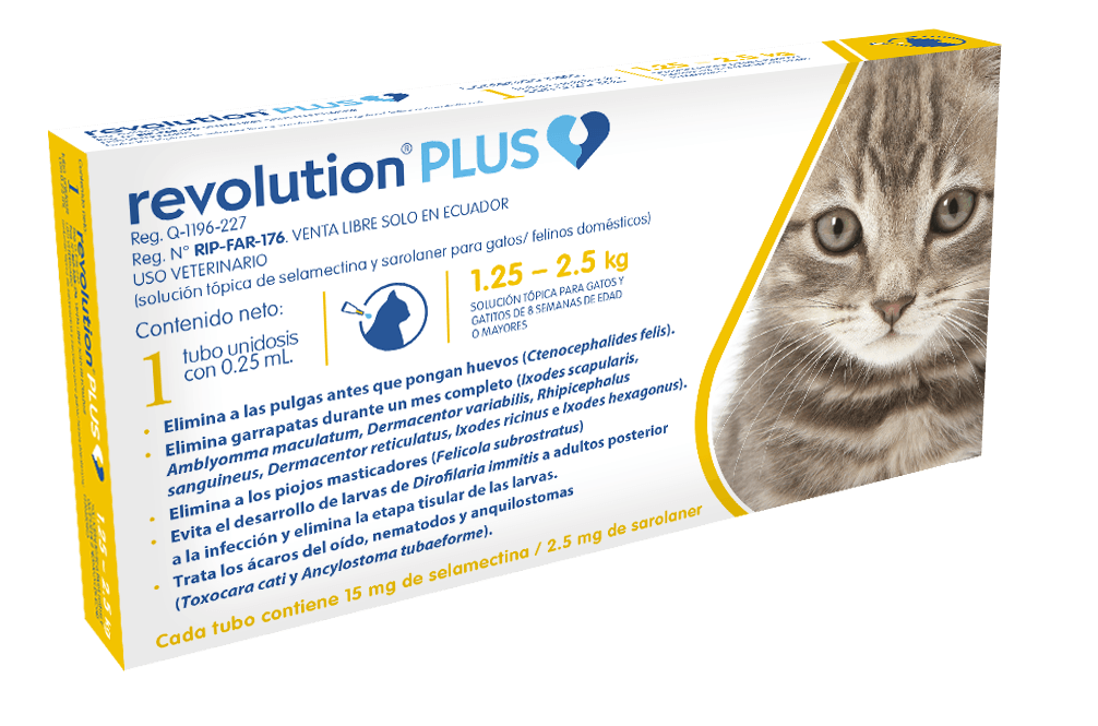 Revolution Plus Antiparasitario Para Gato 0,25 ml