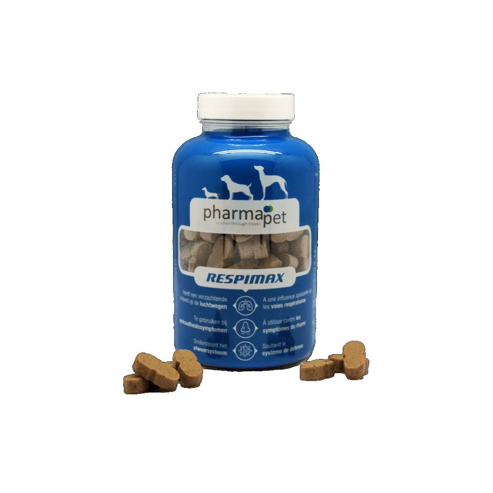 Suplemento Para Perro Pharmapet Respimax 160 A 180 Tabletas Aprox,