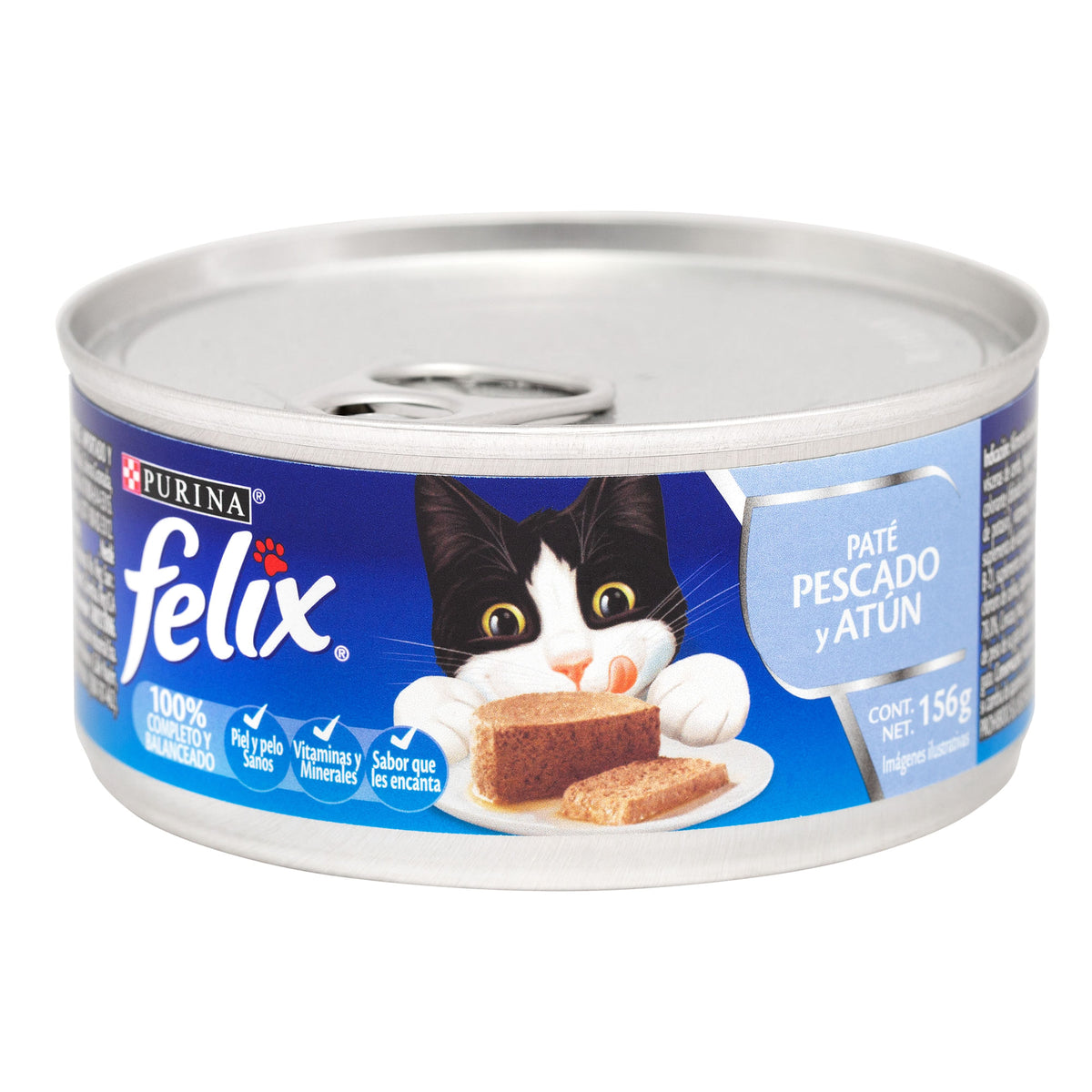 Alimento Húmedo Gato Felix Paté Pescado Y Atun 156 g