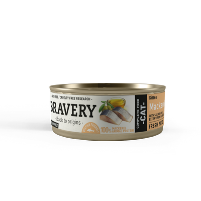 Bravery Mackerel Kitten Wet Food 70 g