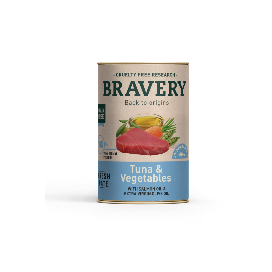 Bravery Tuna And Vegetables Adult Dog Wet Food 290 g