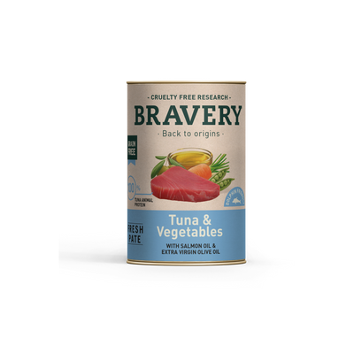 Bravery Tuna And Vegetables Adult Dog Wet Food 290 g