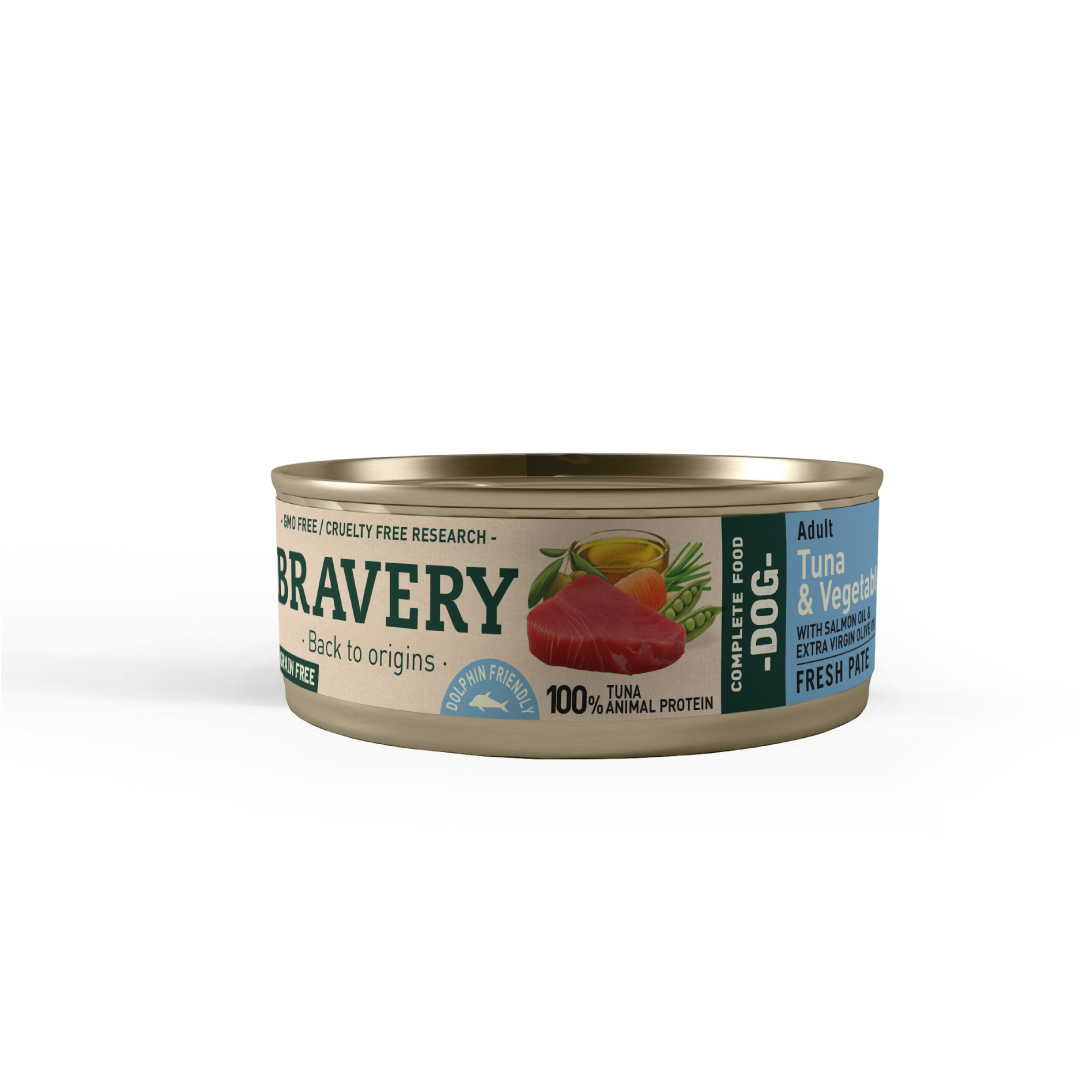 Bravery Tuna And Vegetables Adult Dog Wet Food 80 g