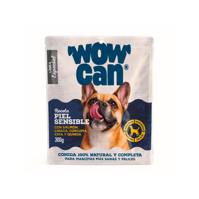 Alimento Húmedo Para Perro Wow Can Pouch Piel Sensible 300 g