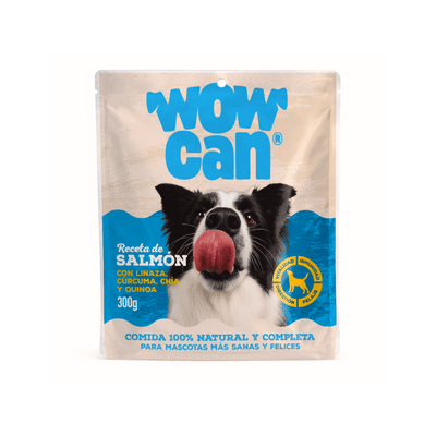 Alimento Húmedo Para Perro Pouch Wow Can Salmón 300 g