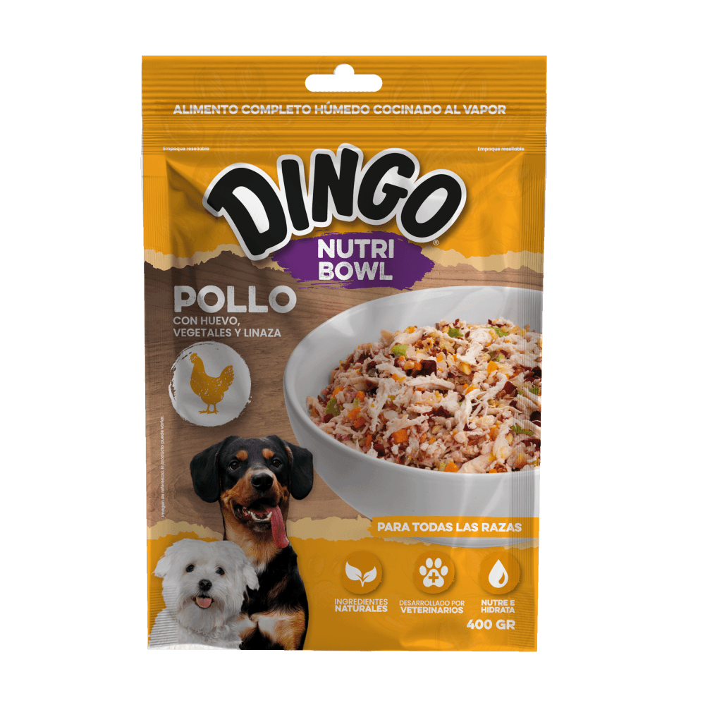 Alimento Nutri Bowl Wf Chicken para perro Dingo 400 g
