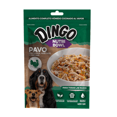 Alimento Nutri Bowl Wf Turkey para perro Dingo 400 g