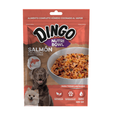Alimento Nutri Bowl Wf Salmón para perro Dingo 400 g