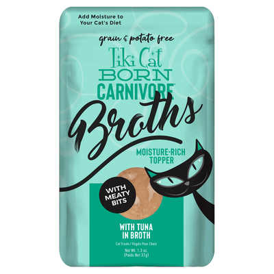 Atún en Caldo Para Gato Tiki Cat 37 g