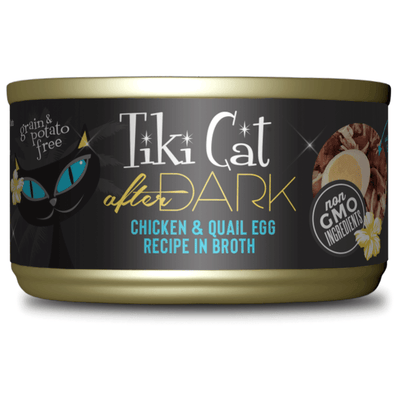Pollo-Huevo Codorniz Caldo Para Gato Tiki Cat 80 g