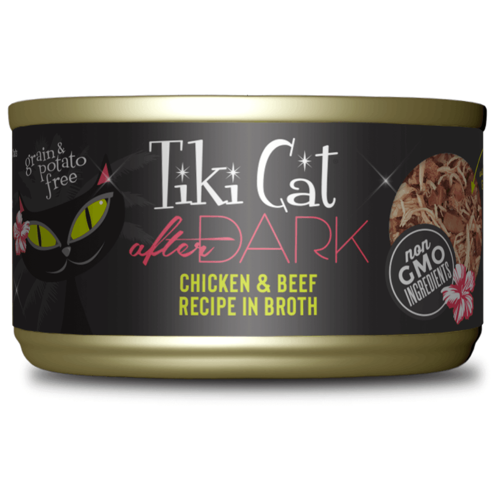 Pollo-Carne en Caldo Para Gato Tiki Cat 80 g